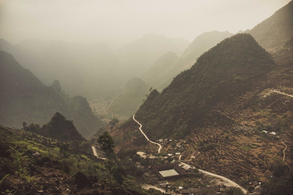 Les montagnes à Ha Giang