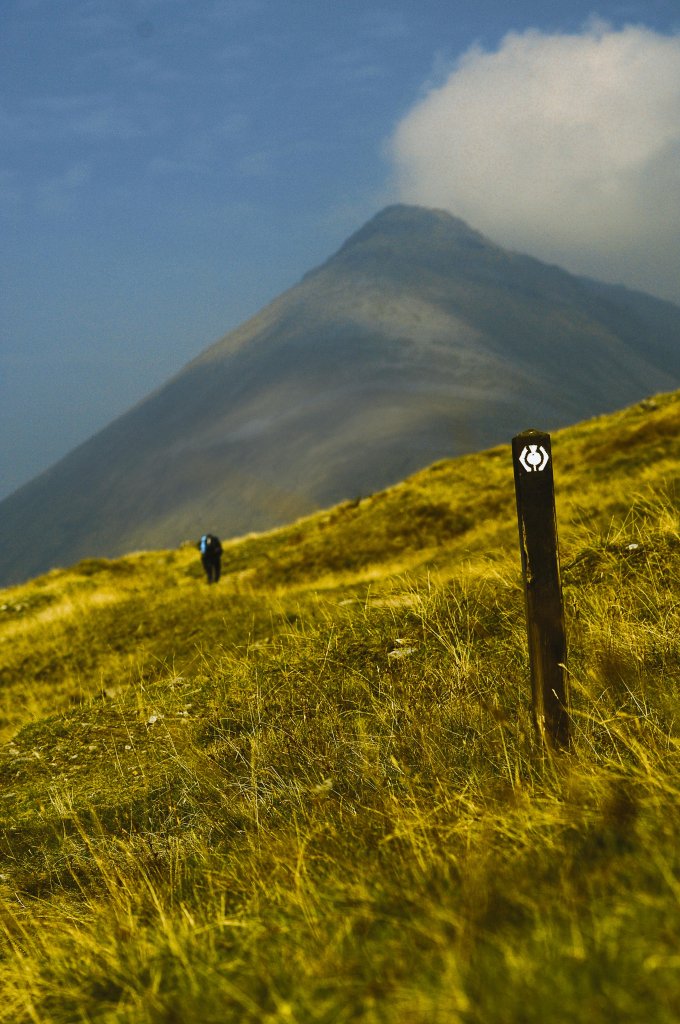 Marcheur sur le West highland way