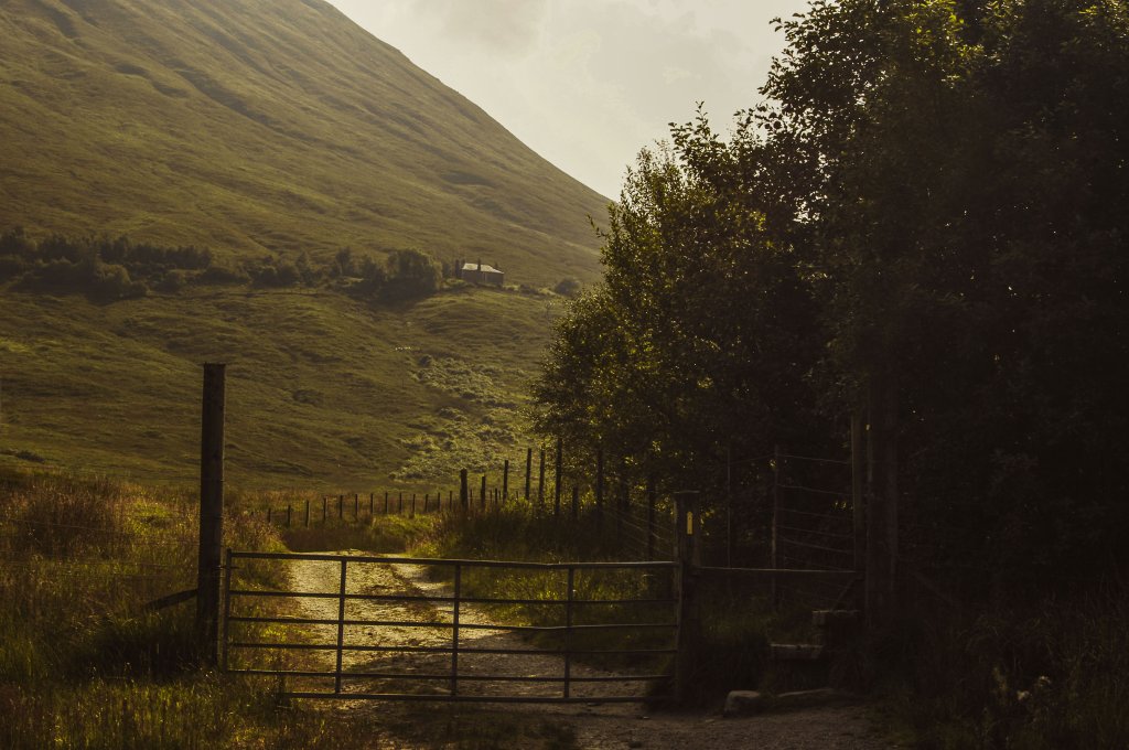 Propriété privée sur le west highland way